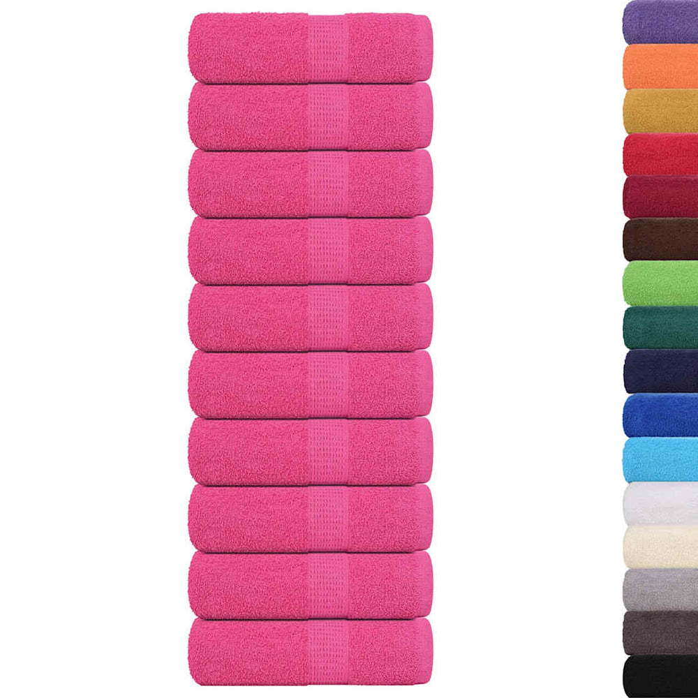 Gästetücher FROGN 10 Stk. Rosa 30x50 cm 360 g/m²