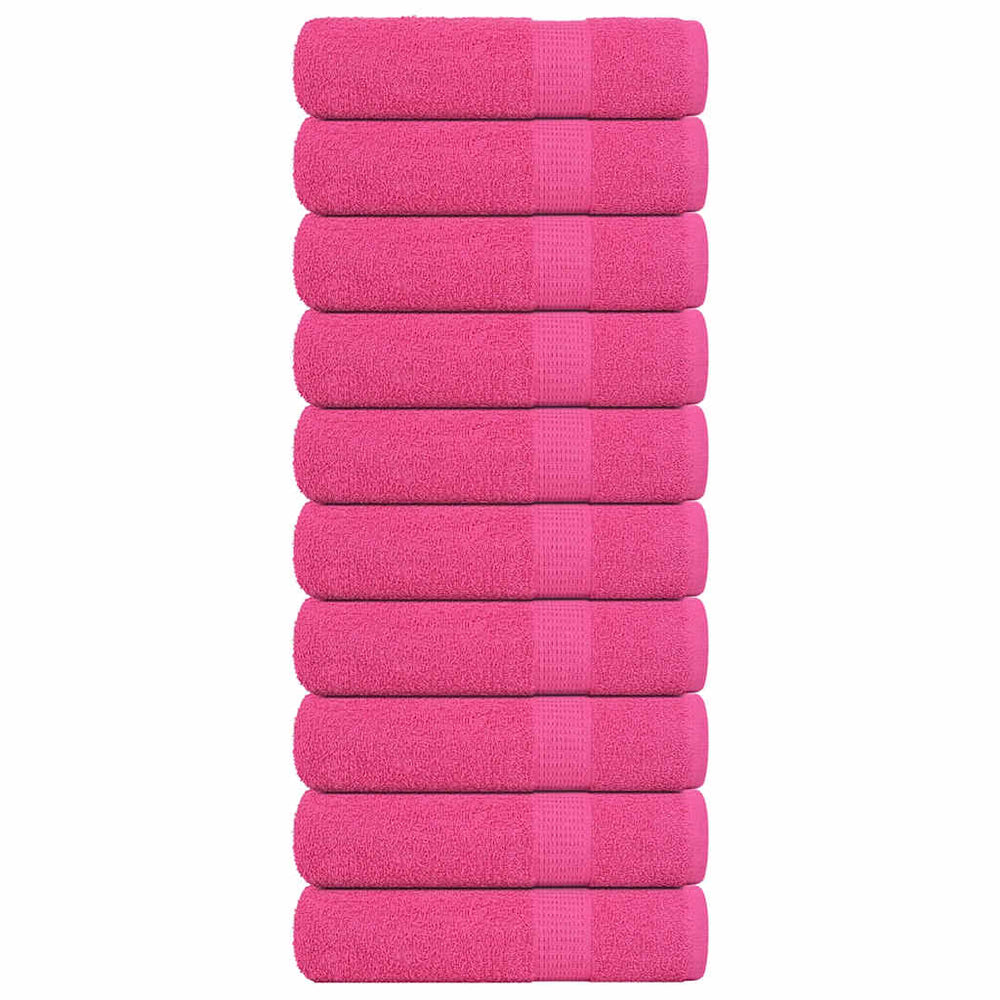 Handtücher FROGN 10 Stk. Rosa 50x100 cm 360 g/m²