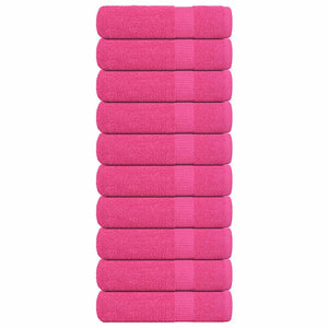 Handtücher FROGN 10 Stk. Rosa 50x100 cm 360 g/m²