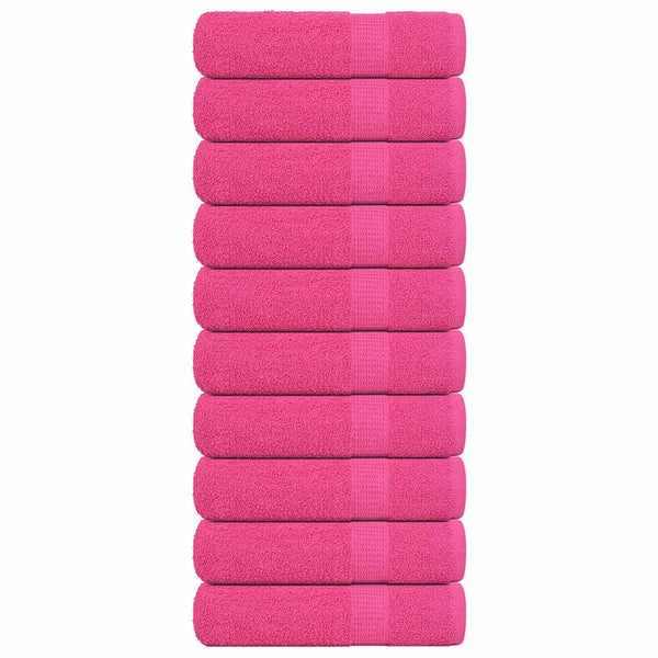 Handtücher FROGN 10 Stk. Rosa 50x100 cm 360 g/m²