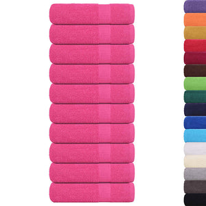 Handtücher FROGN 10 Stk. Rosa 50x100 cm 360 g/m²