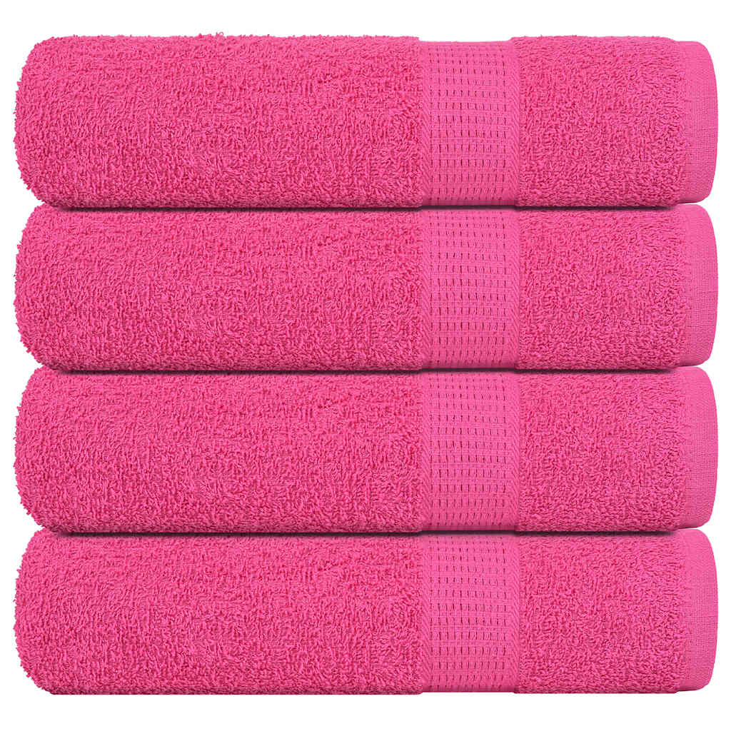 Duschtücher FROGN 4 Stk. Rosa 70x140 cm 360 g/qm