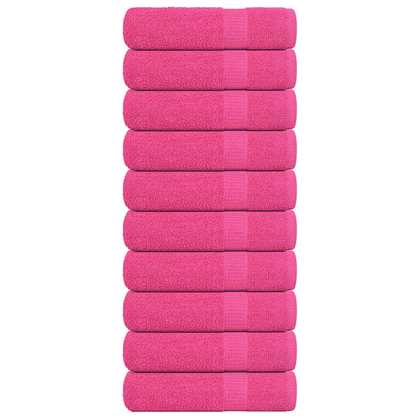 Duschtücher FROGN 10 Stk. Rosa 70x140 cm 360 g/qm