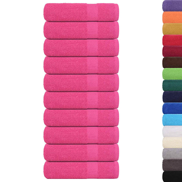 Duschtücher FROGN 10 Stk. Rosa 70x140 cm 360 g/qm