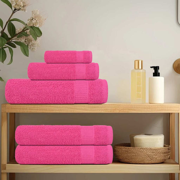 Duschtücher FROGN 10 Stk. Rosa 70x140 cm 360 g/qm