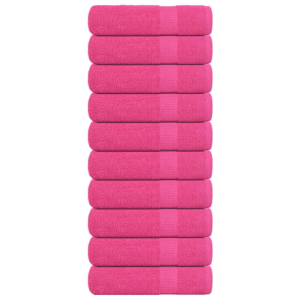 Badetücher FROGN 10 Stk. Rosa 100x150 cm 360 g/m²