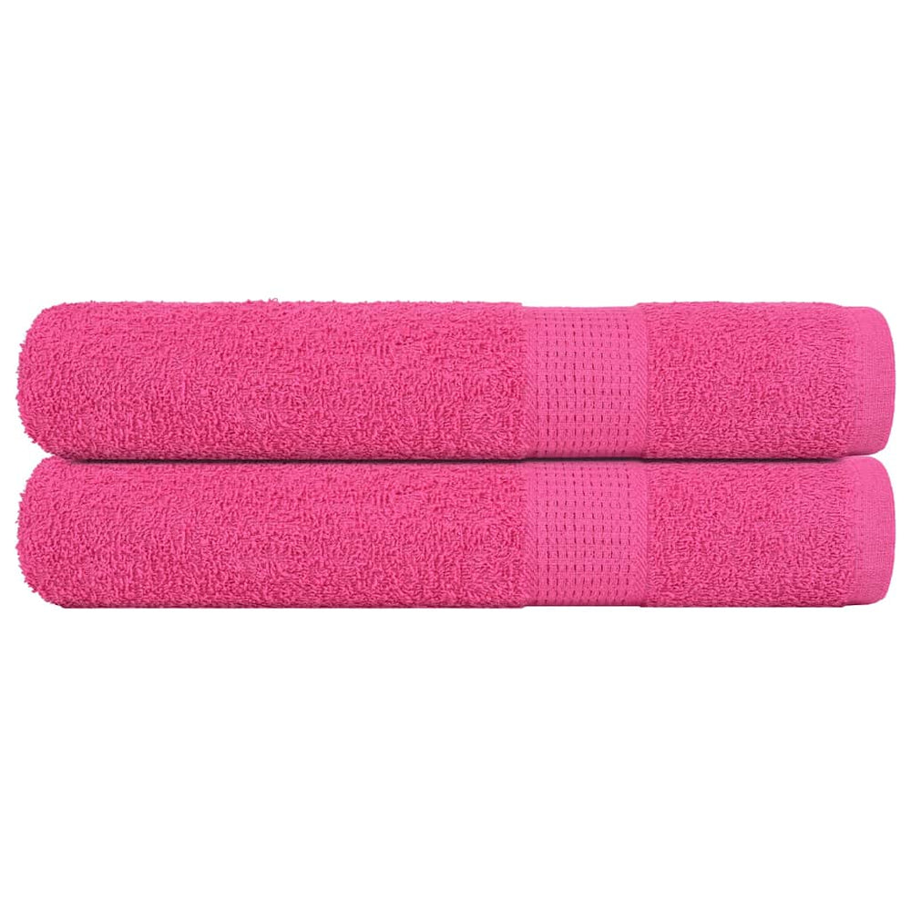 Saunatücher FROGN 2 Stk. Rosa 80x200 cm 360 g/m²