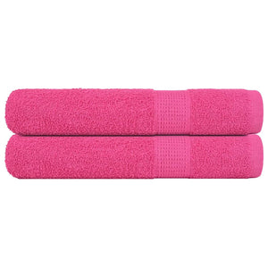 Saunatücher FROGN 2 Stk. Rosa 80x200 cm 360 g/m²