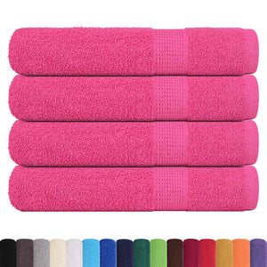 Saunatücher FROGN 4 Stk. Rosa 80x200 cm 360 g/m²