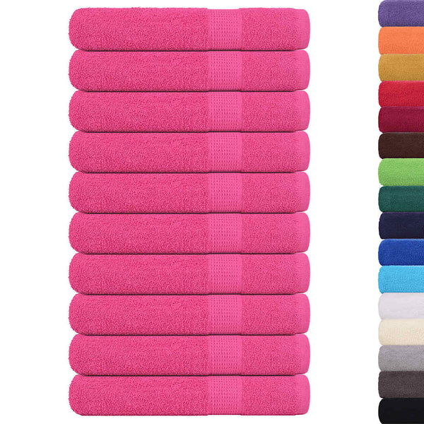 Saunatücher FROGN 10 Stk. Rosa 80x200 cm 360 g/m²