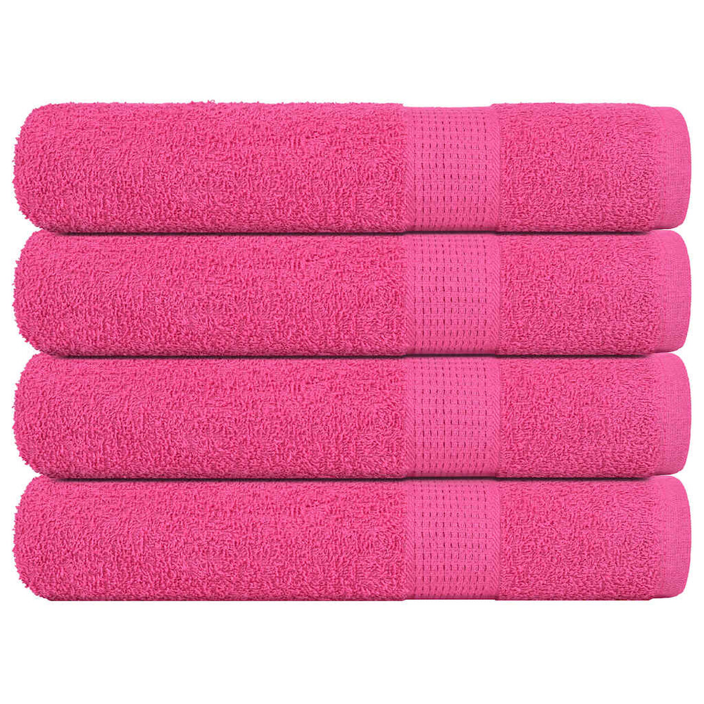 Handtücher FROGN 4 Stk. Rosa 100x200 cm 360 g/m²