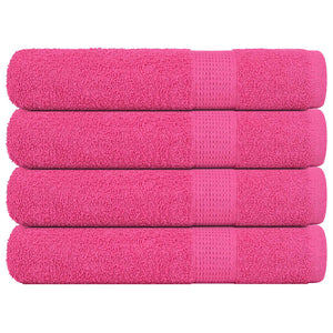 Handtücher FROGN 4 Stk. Rosa 100x200 cm 360 g/m²