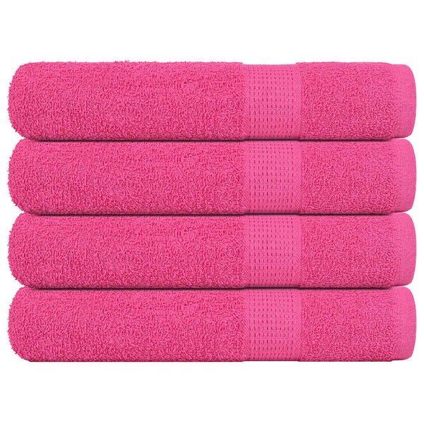 Handtücher FROGN 4 Stk. Rosa 100x200 cm 360 g/m²