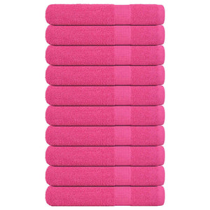 Handtücher FROGN 10 Stk. Rosa 100x200 cm 360 g/m²