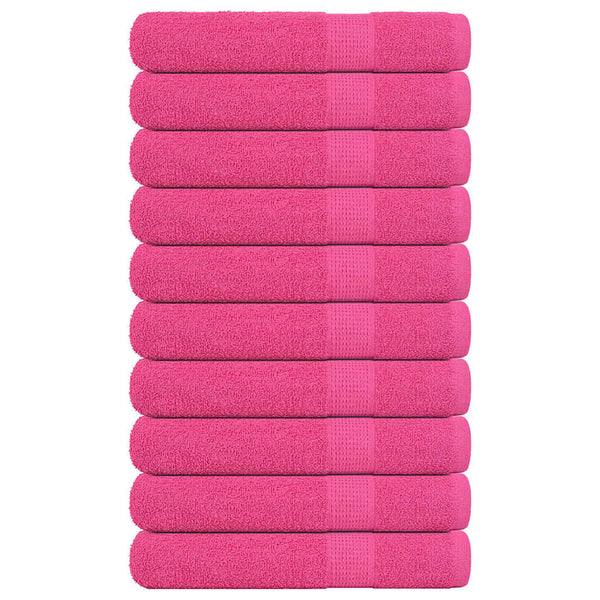 Handtücher FROGN 10 Stk. Rosa 100x200 cm 360 g/m²