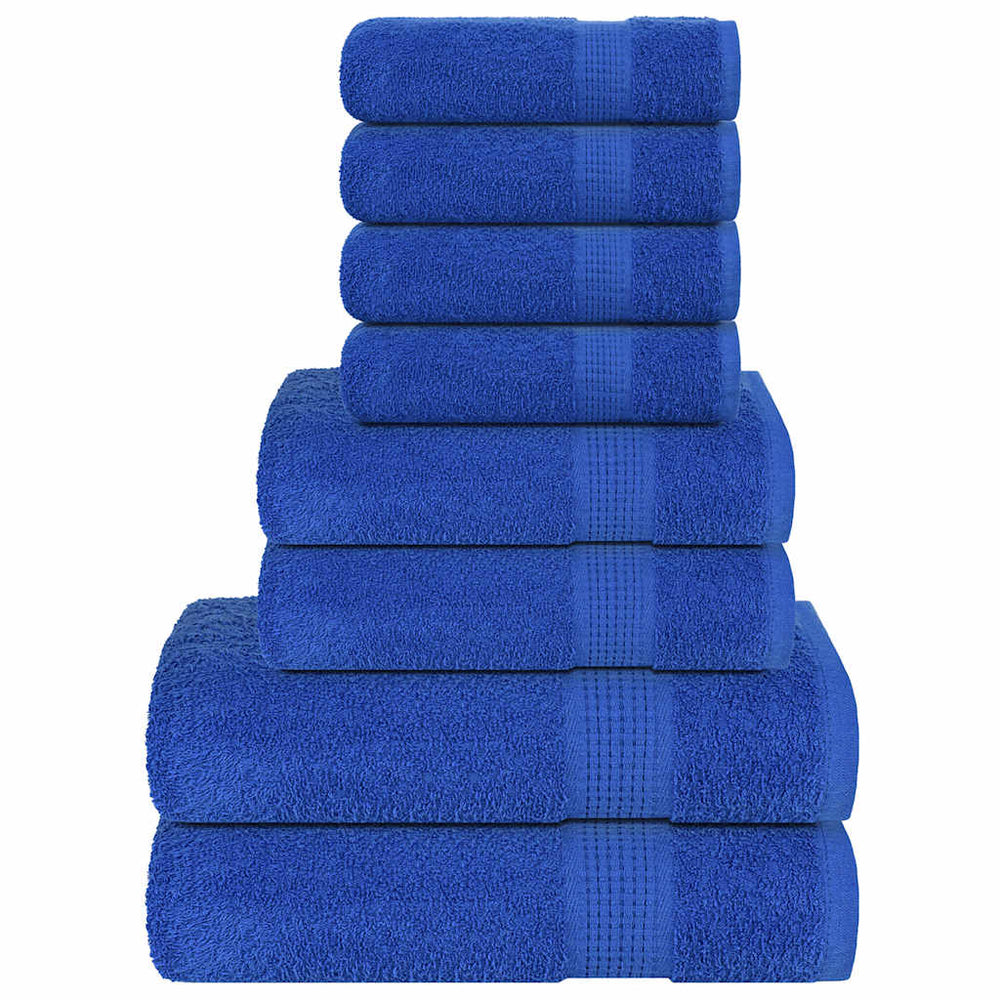 8-tlg. Handtuch-Set FROGN Blau 360 g/m²