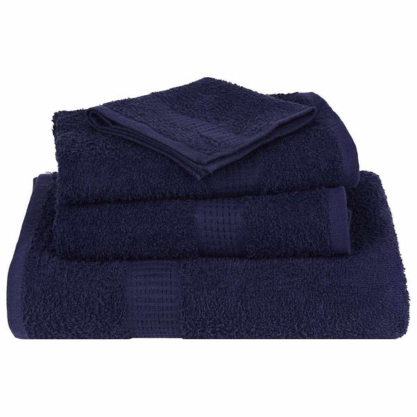 8-tlg. Handtuch-Set FROGN Marineblau 360 g/m²