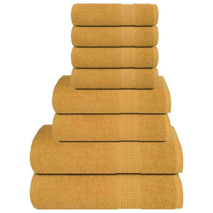 8-tlg. Handtuch-Set FROGN Gold 360 g/m²