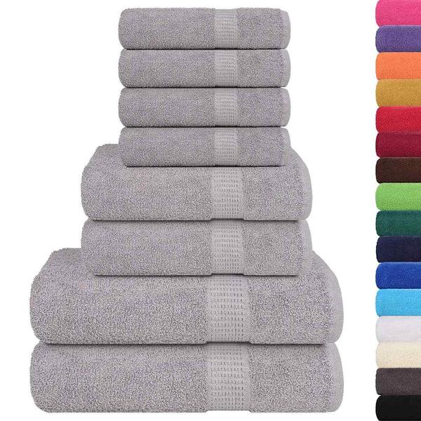 8-tlg. Handtuch-Set FROGN Grau 360 g/m²