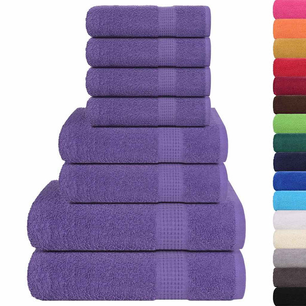 8-tlg. Handtuch-Set FROGN Lila 360 g/m²