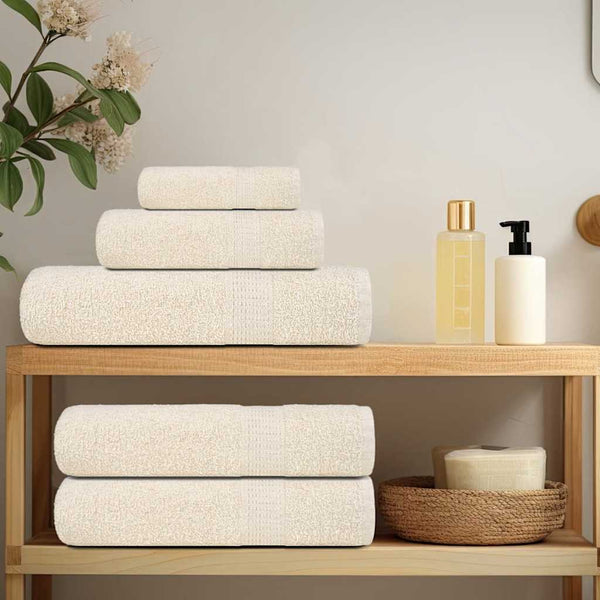 8-tlg. Handtuch-Set FROGN Creme 360 g/m²