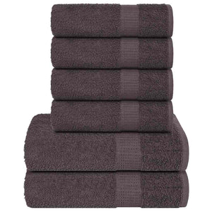 6-tlg. Handtuch-Set FROGN Anthrazit 360 g/m²