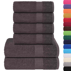 6-tlg. Handtuch-Set FROGN Anthrazit 360 g/m²