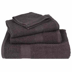 6-tlg. Handtuch-Set FROGN Anthrazit 360 g/m²