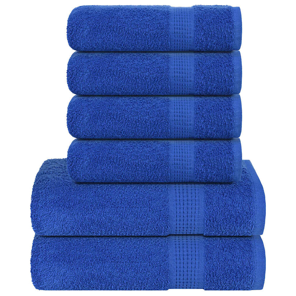 6-tlg. Handtuch-Set FROGN Blau 360 g/m²