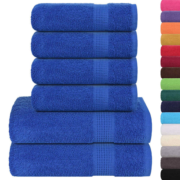 6-tlg. Handtuch-Set FROGN Blau 360 g/m²