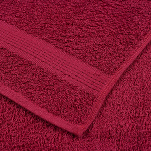 6-tlg. Handtuch-Set FROGN Bordeaux 360 g/m²