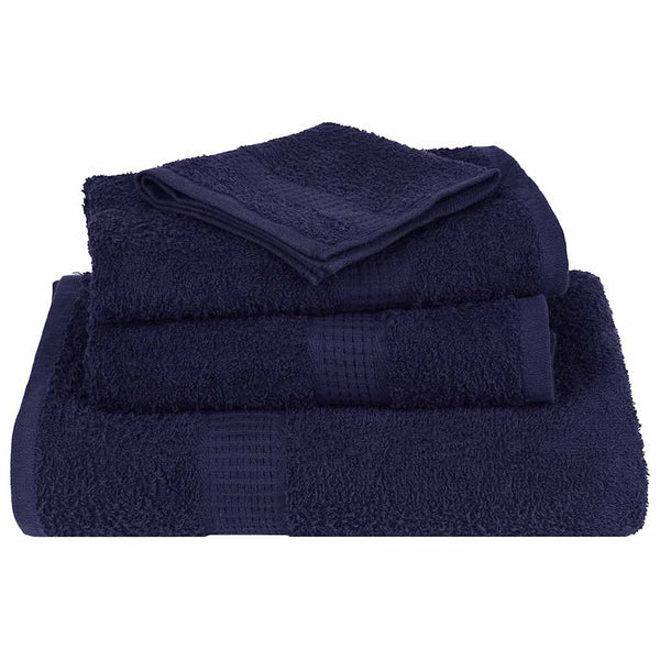 6-tlg. Handtuch-Set FROGN Marineblau 360 g/m²