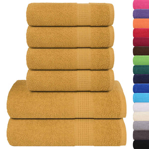 6-tlg. Handtuch-Set FROGN Gold 360 g/m²