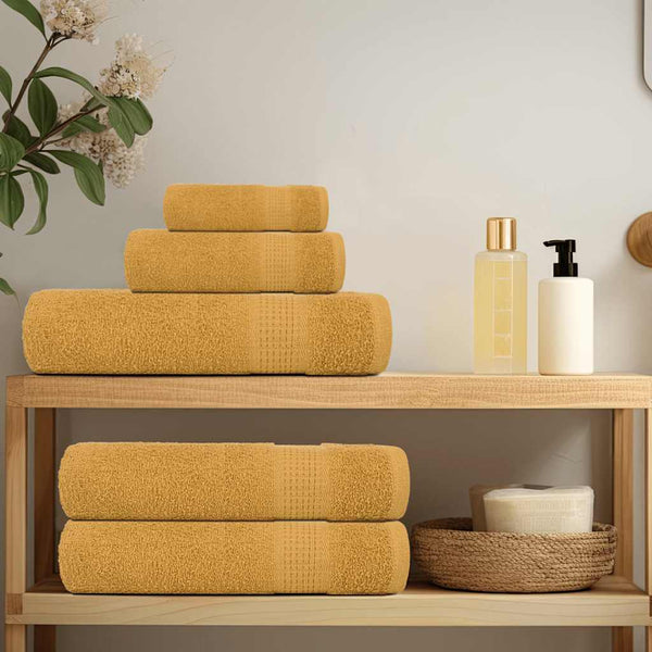 6-tlg. Handtuch-Set FROGN Gold 360 g/m²