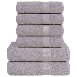 6-tlg. Handtuch-Set FROGN Grau 360 g/m²