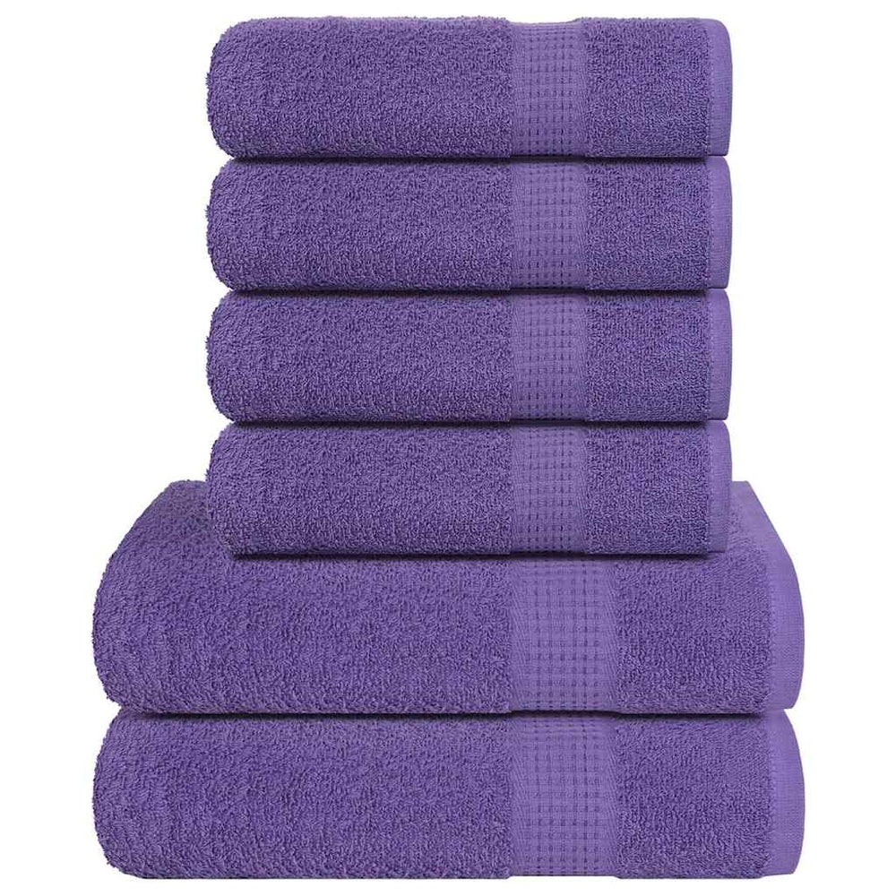 6-tlg. Handtuch-Set FROGN Lila 360 g/m²