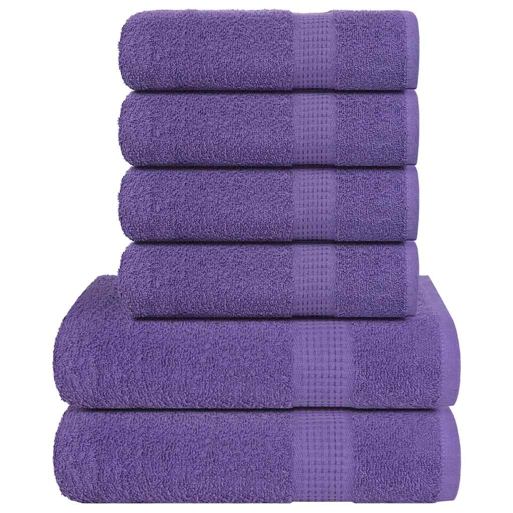 6-tlg. Handtuch-Set FROGN Lila 360 g/m²