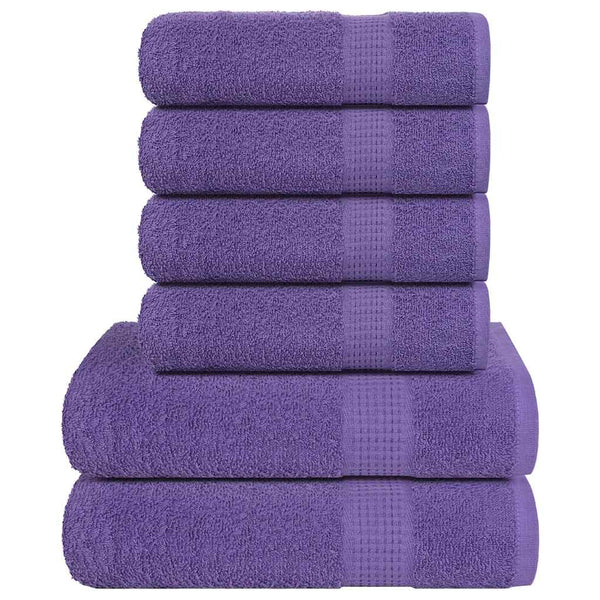 6-tlg. Handtuch-Set FROGN Lila 360 g/m²