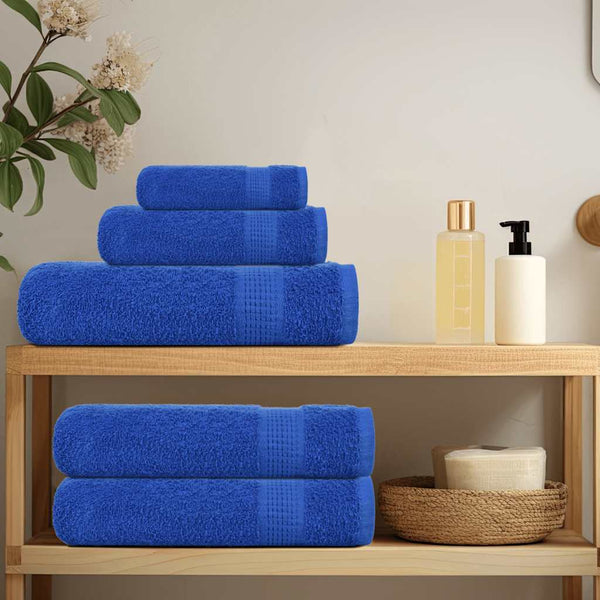 12-tlg. Handtuch-Set FROGN Blau 360 g/m²