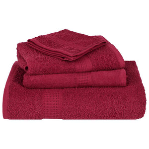 12-tlg. Handtuch-Set FROGN Bordeaux 360 g/m²