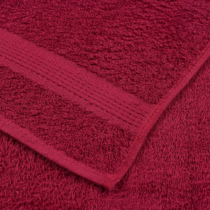 12-tlg. Handtuch-Set FROGN Bordeaux 360 g/m²
