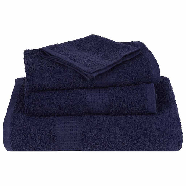 12-tlg. Handtuch-Set FROGN Marineblau 360 g/m²