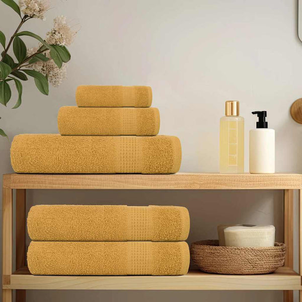 12-tlg. Handtuch-Set FROGN Gold 360 g/m²