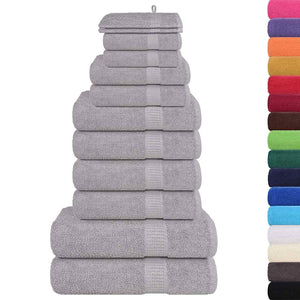 12-tlg. Handtuch-Set FROGN Grau 360 g/m²