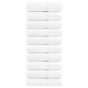 Premium-Waschtücher SOLUND 10 Stk. Weiß 30x30 cm 600 g/m²