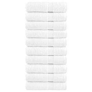 Premium Duschtücher SOLUND 10 Stk. Weiß 70x140 cm 600 g/m²