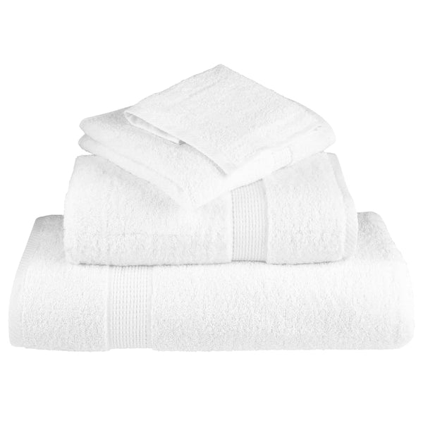 Premium Handtücher SOLUND 4 Stk. Weiß 100x200 cm 600 g/m²