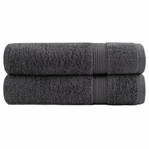 Premium Handtücher SOLUND 2 Stk. Anthrazit 50x100 cm 600 g/m²