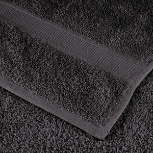 Premium Duschtücher SOLUND 2 Stk. Anthrazit 70x140 cm 600 g/m²