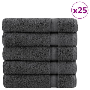 Premium Badetücher SOLUND 50 Stk. Anthrazit 100x150 cm 600 g/m²